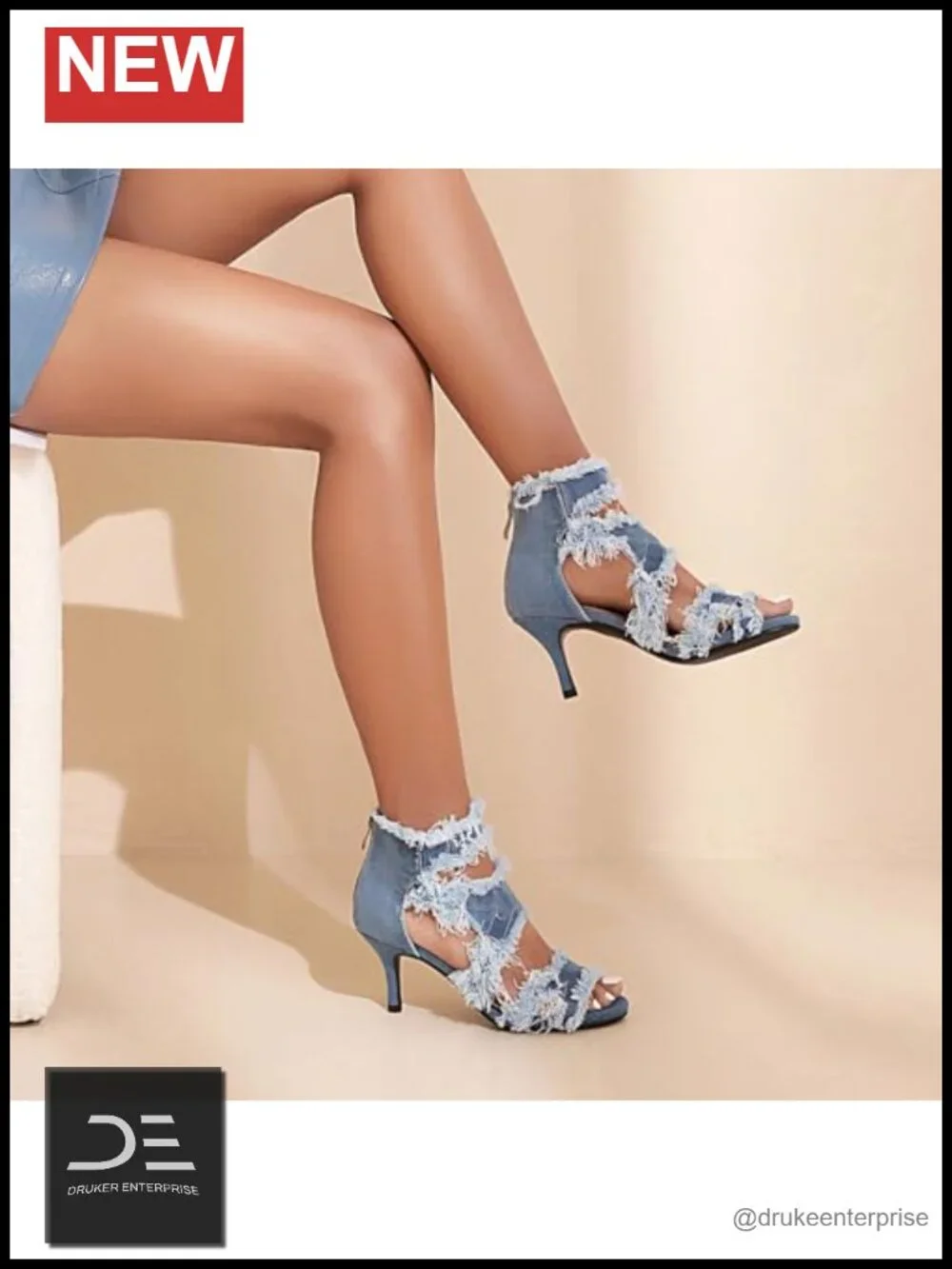 N/A denim patchwork
